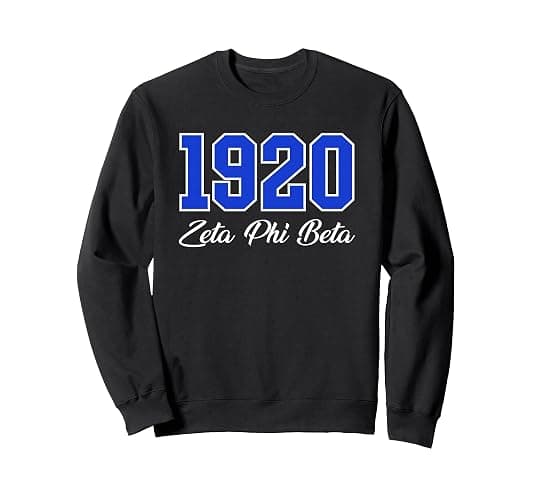 Zeta Phi Beta Sorority Paraphernalia, Zeta Phi Beta HBCU Sweatshirt - Image 1