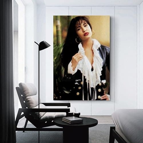 KDCSBY Selena Quintanilla Poster Canvas Wall Art Painting Living Room Posters for Bedroom Decor 12x18inch(30x45cm), Unframe-style thumbnail 3