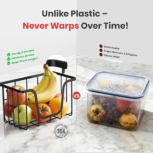 KONE Large Trash Bag Holder, 2 Pack Garbage Bag Dispenser, Storage Stackable Kitchen Organizer with Bamboo Top, Wall Mount Laundry Pantry Organization Black thumbnail 7