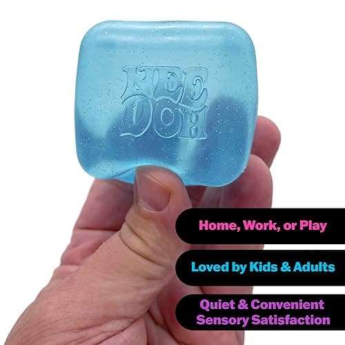 Schylling NeeDoh Nice Cube -Sensory Squeeze Toy with Super Solid Squish - 2.25" Cube thumbnail 5