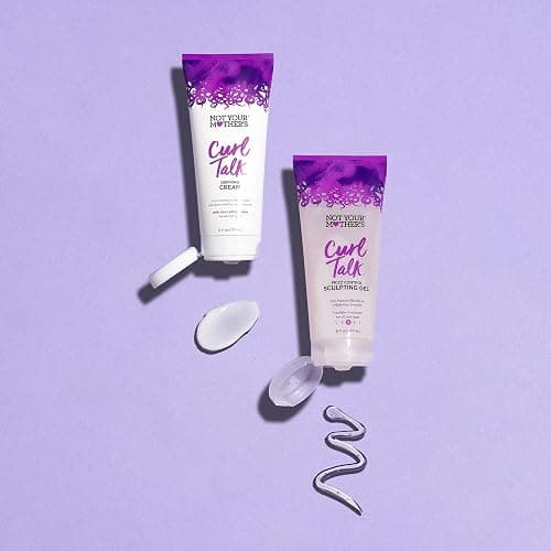 Not Your Mother's Curl Talk Frizz Control Sculpting Gel & Defining Cream (2-Pack) - 6 fl oz Each - Tames Hair Frizz & Maximizes Definition - For All Curly Hair Types thumbnail 4