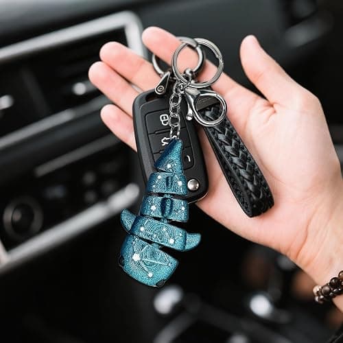 Cute Whale Shark Keychain Purse Bag Charms for Hangbags Backpacks Car Keys Accessories Ocean Fish Gift for Women Men thumbnail 4