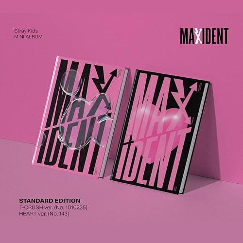STRAY KIDS - Mini Album [MAXIDENT] (T-CRUSH Ver.) Photobook + CD-R + Lyrics Paper + Photocards + Mini Poster + Face Sticker + 1 Clear Potocard Frame thumbnail 2