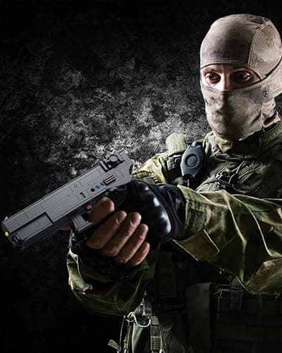 Nueris 1:1 G18 Building Blocks Gun Sets - 336 PCS Model Guns Collection Toy Building Bricks Sniper Set Shootable - Simulation Militarily Toy Lovers for Kids and Adults Gifts thumbnail 2