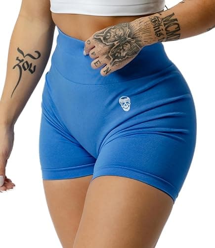 Gymreapers Infinity Seamless Workout Shorts High Waist Biker Shorts for Women Athletic Gym Running Pilates Yoga Sport Short thumbnail 5