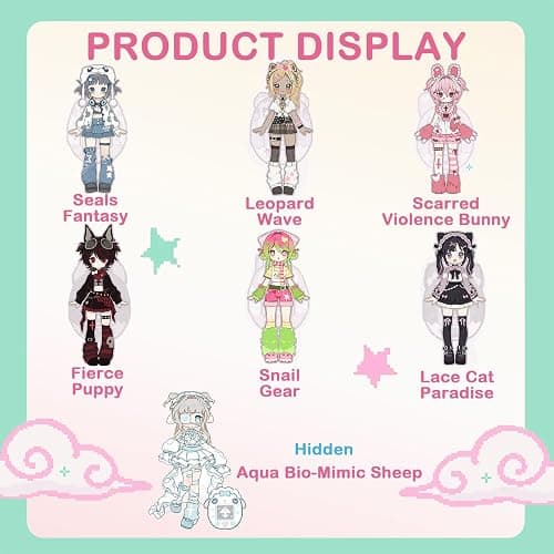 BEEMAI Electronic Pets Series Single Box (Contains 1 Figure), 1/12 BJD Blind Box Cute Figures Collectibles Birthday Gift thumbnail 3