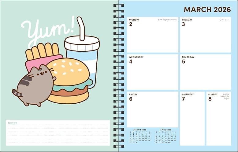 Pusheen 16-Month 2025-2026 Weekly/Monthly Planner Calendar: You Look Great thumbnail 7
