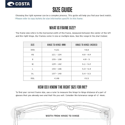 Costa Del Mar Mens Rinconcito Rectangular Sunglasses thumbnail 4