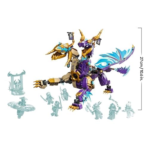 LEGO NINJAGO Arc : le dragon de la concentration - Jeu de construction interactif pour garçons, filles dès 9 ans - Toupie Spinjitzu, 8 minifigurines - Cadeau pour fans du Soulèvement des Dragons 71836 thumbnail 3