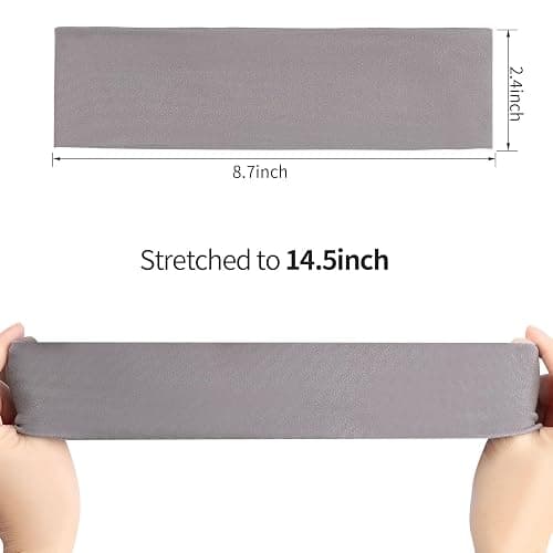 Fishinsea 8 Pack Sport Headbands for Women, Elastic Soft Fabric Non-Slip Hair Bands Hair Warp for Daily Workout Yoga Running Sports, Combo 11 thumbnail 3