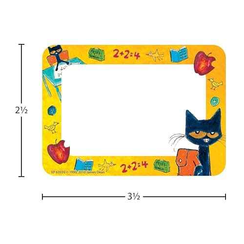 Edupress EP63939 Pete the Cat Name Tags/Labels thumbnail 3