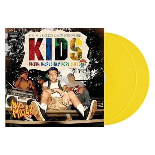K.I.D.S. Exclusive Limited Edition Translucent Yellow Colored 2x Vinyl LP - Image 1