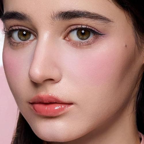 Flower Knows Butterfly Cloud Collar Rouge Box Highlighting & Blush Duo Powder,Nude+Peach Matte Finish Blush & Highlighter Palette,Buildable & Blendable Makeup for cheeks(01 Rouge Snow) thumbnail 6