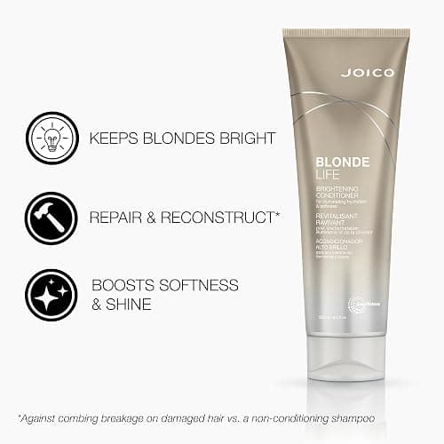 Joico Blonde Life Brightening Shampo & Conditioner | For Blonde Hair | Add Softness & Smoothness | Sulfate Free | Fortified With Monoi & Tamanu Oil thumbnail 4