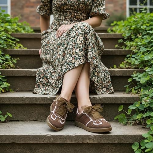 CUSHIONAIRE Belinda Women’s Lace Detail Casual Sneakers – Elegant Ribbon Lace-Up Shoes with Memory Foam thumbnail 7