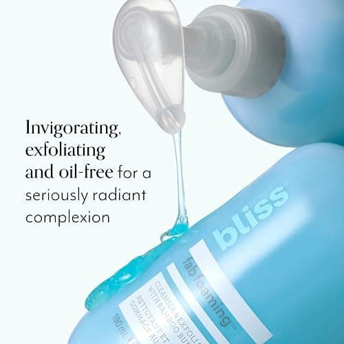 Bliss Fab Foaming 2-In-1 Cleanser and Exfoliator with Bamboo Buffers - 6.4 Fl Oz - Oil-Free Gel Face Wash - Makeup Remover - Vegan & Cruelty Free - Fab Foaming - 2-In-1 Cleanser thumbnail 5