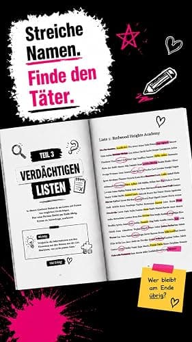 Wer hat Sarahs Crush geleakt? Das mysteriöse Rätselbuch für clevere Teenager: Kombiniere knifflige Hinweise und löse den geheimen Fall | Kreatives Geschenk für Mädchen ab 12 Jahren thumbnail 6