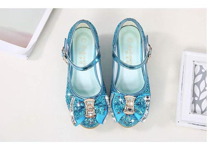 Cadidi Dinos Girls Dress Shoes Wedding Party Heel Mary Jane Princess Flower Shoes (Toddler/Little Kid/Big Kid) thumbnail 5
