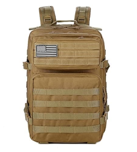 QT&QY 45L Military Tactical Backpacks Molle Army Assault Pack 3 Day Bug Out Bag Hiking Treeking Rucksack… thumbnail 2