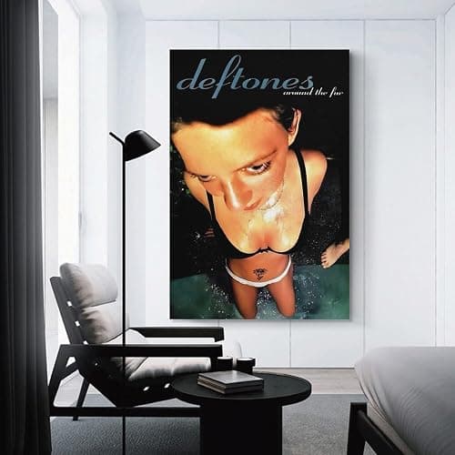 VQFYNOBCI Deftones Poster Vintega MusicCanvas Art for Room Aesthetic And Wall Art Picture Living Room Decor Poster12x18inch(30x45cm) thumbnail 3