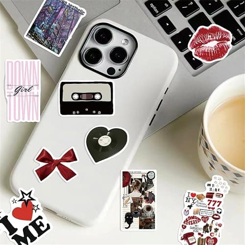 Aesthetic Downtown Girls Stickers Pack Trendy Y2K Stickers(50) | Waterproof Cool Girls Sticker for Teens Adults, Vinyl Decals for Laptop Kindle Water Bottle Scrapbook, Party Supplies thumbnail 6
