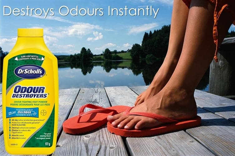 Dr. Scholl's Odour Destroyers All day Deodorant Powder 177 g thumbnail 4