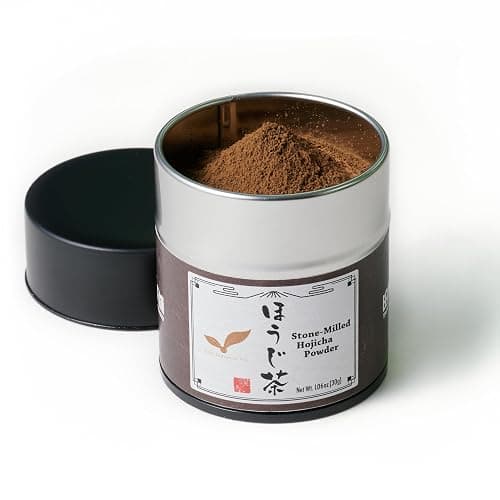TAGASHIRA CHAHO Hojicha Powder (30g/1.06oz) - Kyoto Uji, Stone Milled, Japanese Roasted Green Tea Latte Powder, Low caffeine, 100% Product of Japan - Image 1
