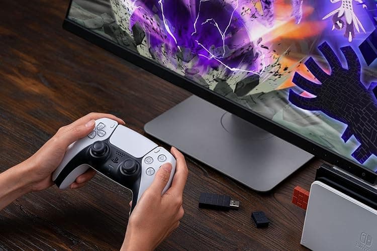 8BitDo Wireless USB Adapter 2 for Switch/Switch 2, Windows PC, Mac & Raspberry Pi, Compatible with Xbox Series X & S Controller, Xbox One Bluetooth Controller, Switch Pro and PS5 Controller (Black) thumbnail 9