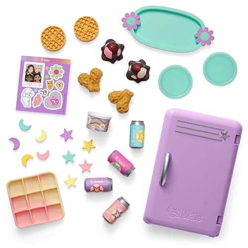 American Girl, AG Sisters Sleepover Snacks Set, Doll Playset, for 14.5-inch Dolls, 17 pcs, for Ages 4+ thumbnail 2