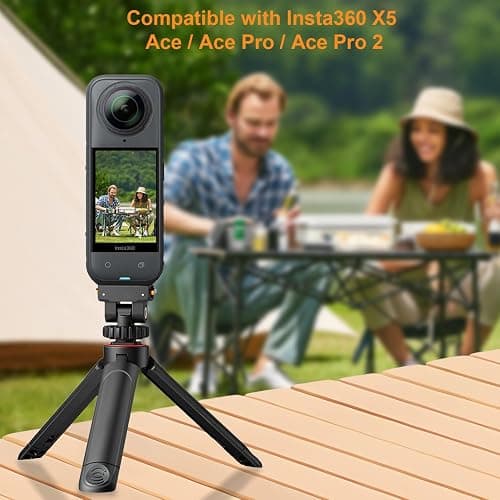 Desiontal Cold Shoe Adapter Mount with Magnetic Quick Mount Holder, 160 Tilt Adjustable, Universal Action Camera Accessory for Insta360 Ace Pro2 / AcePro / Ace, with 1/4" Screw Hole thumbnail 6