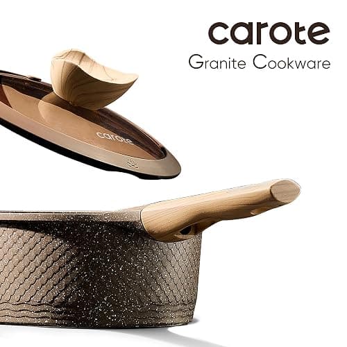 CAROTE 26PCS Pots and Pans Set Non Stick, Cookware Set Pots and Pans Induction Cook Ware, Nonstick Kitchen Cooking, PFOA Free thumbnail 7