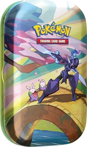Pokémon TCG: Vibrant Paldea Mini Tin – Ceruledge & Goomy (2 Booster Packs, 1 Sticker Sheet) - Image 1