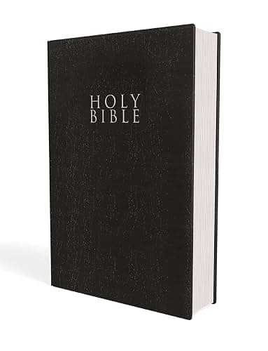 NIV, Gift and Award Bible, Leather-Look, Black, Red Letter, Comfort Print - Image 1