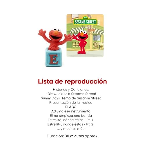 Tonies Elmo Audio Toy Figurine from Sesame Street [Spanish] thumbnail 6