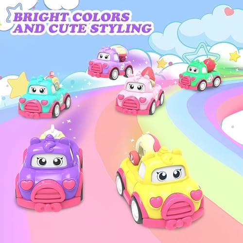 seveclotree Jouet Enfant 1 2 3 Ans Fille,Petite Voiture Jouet Voiture Enfant,Jouet Bebe 1 2 an, Jeux Éducatifs pour 1 2 3 4 5 Ans Enfants Garçons Filles thumbnail 4