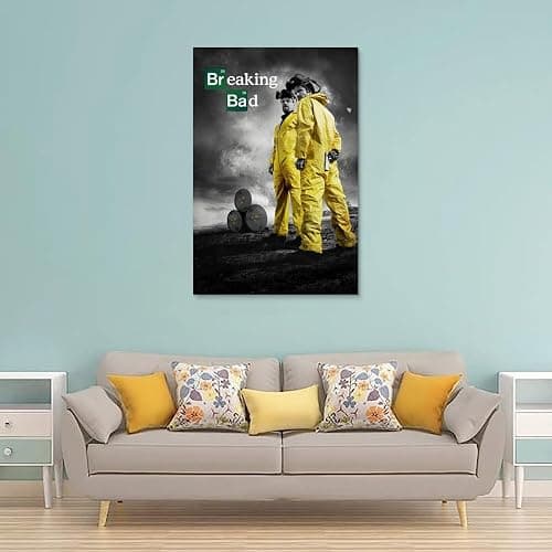 BBOSCH Breaking Bad Movie Star Art Poster, Unframe-style 24x36inch(60x90cm), Living Room Wall Art Decor thumbnail 2