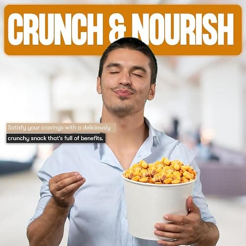 Natural Craving Salted and Roasted Corn Nuts - Original Toasted Corn Kernels in Resealable Bag - Crunchy Snack (Natural Cravings Corn Nuts) thumbnail 5