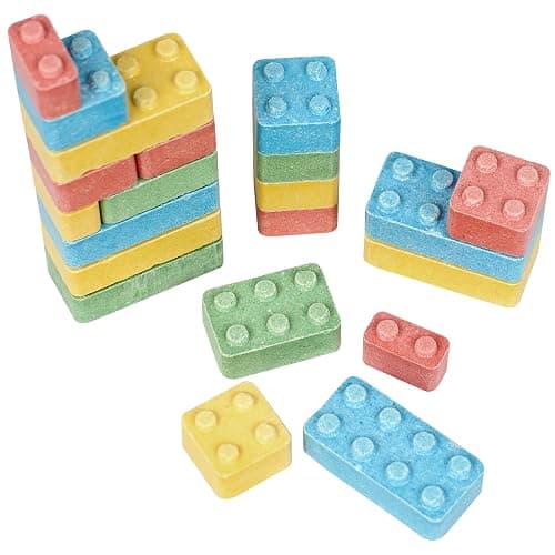 Blox Candy, 3 Pound Bag, Blocks Candy, Edible Assorted Candy - Image 1