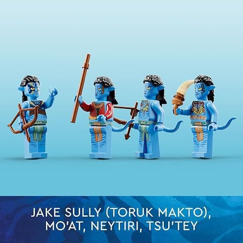 LEGO Avatar Toruk Makto & Tree of Souls 75574 Building Set - Movie Inspired Toy Set with Jake Sully and Neytiri Minifigures, Direhorse Animal Figure, Glow in The Dark Pandora Adventure thumbnail 6