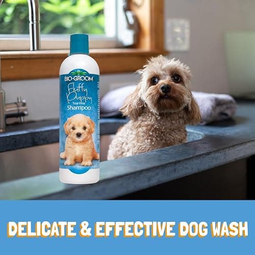 Bio-Groom Dog Shampoo and Conditioner Set - Tearless Shampoo for Dogs, Puppies & Cats, Moisturizing Conditioner for Dry Skin - Silk Conditioning Creme Rinse & Tear Free Shampoo, 12 Fl Oz Each (1 Set) thumbnail 5