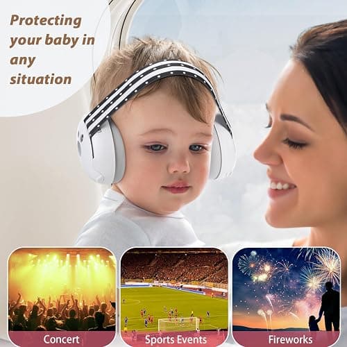 Baby Ear Protection, Noise Cancelling Headphones for Babies and Toddlers Up to 36 Months thumbnail 5