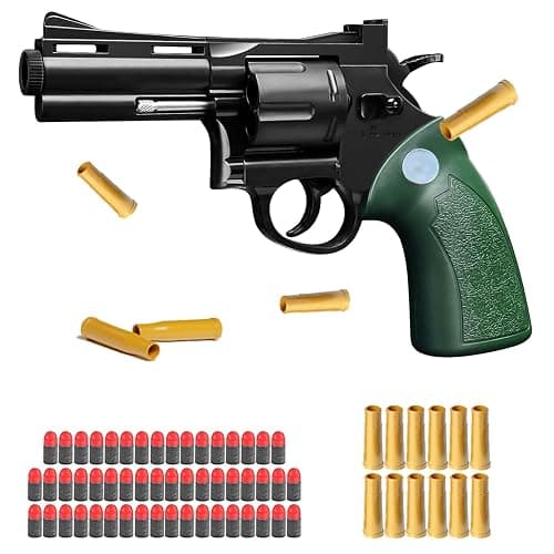 Pistolet Jouet avec balles Souples,Pistolet à Balle Molle,Mousse Jouet Blaster,Blaster en Mousse Souple,l'entraînement en Sécurité ou au Jeu,pour 14 + - Image 1