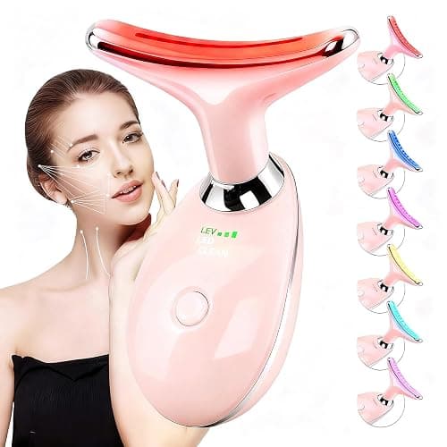 7 Colors Womens Skin Rejuvenation Lifting Facial Massager Tool for Toning,Glow Boost - Image 1