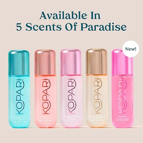 Kopari Pink Guava Hair & Body Mist – Guava, Mango, Mandarin, Coconut, Vanilla & Sandalwood Scent, Long-Lasting Clean Fragrance Spray, Vegan & Cruelty-Free, 4 oz thumbnail 7