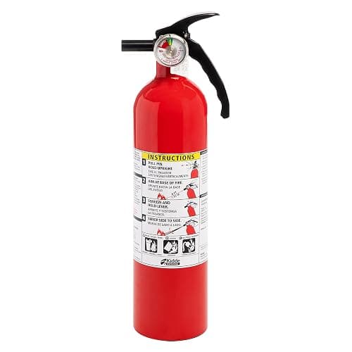 Kidde FA110 Multi Purpose Fire Extinguisher 1A10BC, 1 Pack, red - 1 Pack - Image 1