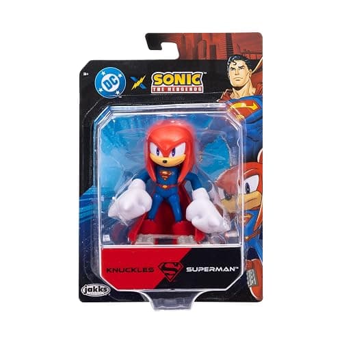 DC X Sonic Collectable 2.5 Inch Scale Action Figures Knuckles Silver Rouge Dr. Eggman Featuring Multiple Points of Articulation for Action-Packed Posing thumbnail 10