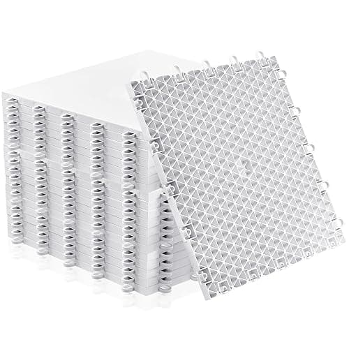 Fabbay Dryland Synthetic Ice Tiles for Hockey Floor Mat 12 x 12 Squares Hockey Training Equipment Board for Shooting Outdoor - Image 1