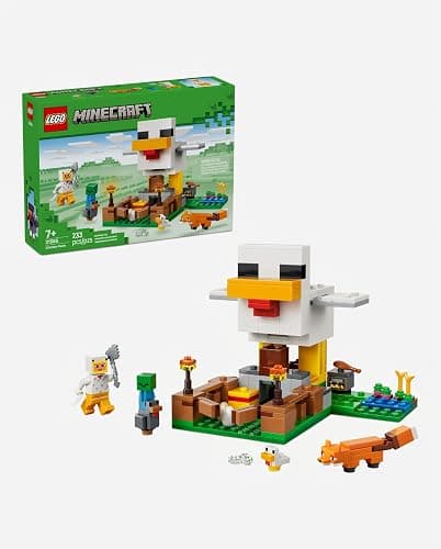 LEGO Minecraft Chicken Farm Building Toy for Kids - Video Game Playset & Figures for Boys & Girls, Ages 7+ - Gift for Birthdays - 21585 thumbnail 7