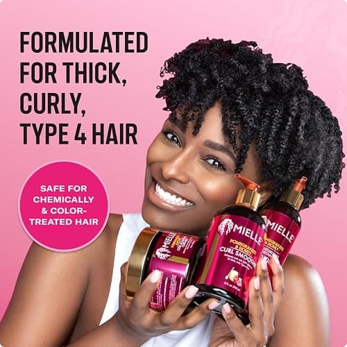 Mielle Organics Pomegranate & Honey Detangling Conditioner for Curly Hair - Deep Moisturizing Conditioner to Help Strengthen Strands, Prevents Breakage and Split Ends & Improves Hydration (12 Fl Oz) thumbnail 3