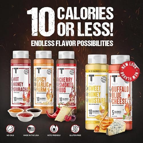 Taste Flavor Co. Grilling, Dipping Sauce and Marinade, Great Tasting, Low-Calorie Sauces, Keto Friendly, No Oils (5 Pack, Variety) thumbnail 6